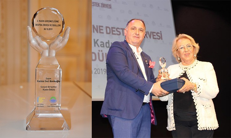 İBEV’in Kurucusu İnci BANKOĞLU ’’Sosyal Girişimcilik’’ dalında ödül aldı.